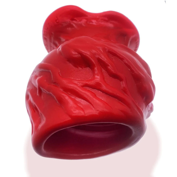 Pighole Squeal FF Veiny Hollow Plug Red Oxballs