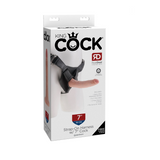 Uprząż z dildo King Cock Strap on Horness Pipedream 7 Light