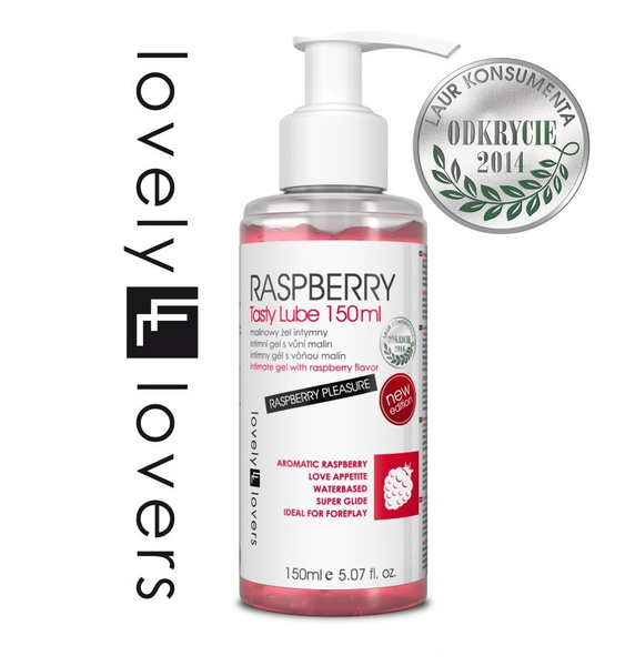 Raspberry Tasty Lube Лубрикант Їстівний 150 Ml Lovely Lovers