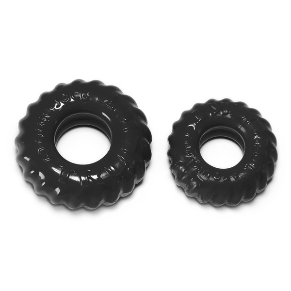 Pierścienie erekcyjne Truckt Cockring 2 pcs Black Oxballs 