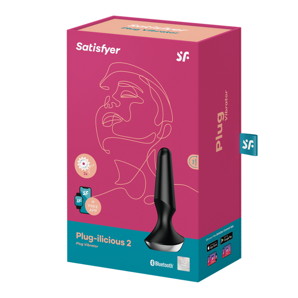 Anal Plug Plug-Ilicious 2 Black Satisfyer