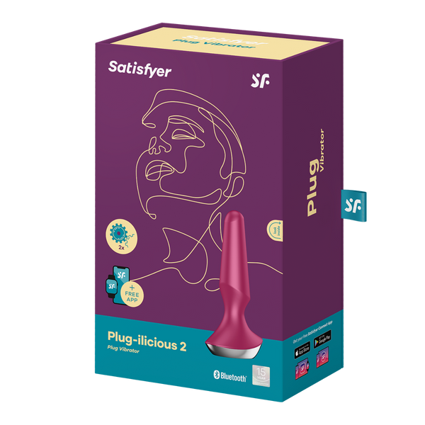 Korek analny Satisfyer Plug-ilicious 2 Berry