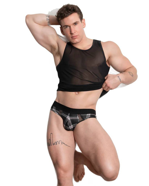 Aspen Mesh Tank Top Black S CellBlock13