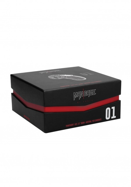 Man Cage Chastity Model 01 Transparent pas cnoty przeźroczysty