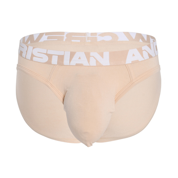 Big Fat Dick Bamboo Brief Sand M Andrew Christian