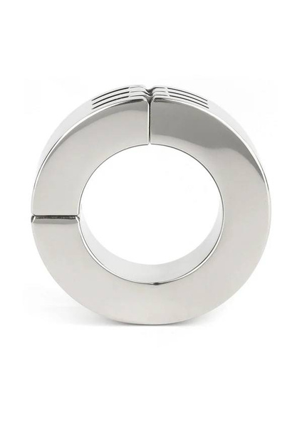 Steel Hinged Magnetic Cockring 40mm Titus