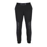 Sweatpants with Pockets and Leather Elements Bull Pants L