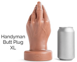 Korek analny Handyman Butt Plug Soft Tan No Vac XL Mr Hankeys
