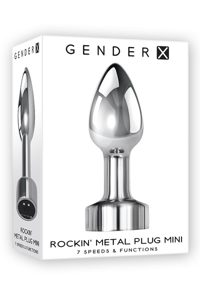 Korek analny Gender X Rockin Metal Plug Mini