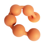 Анальні кульки Bulby Butt M anal balls 30x4,7cm Orange Anal Master