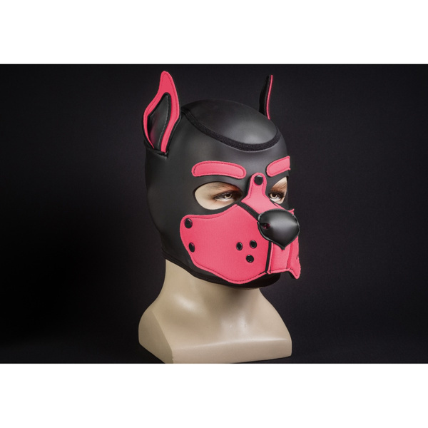 Mr-S-Leather Neoprene K9 Hood Pink M
