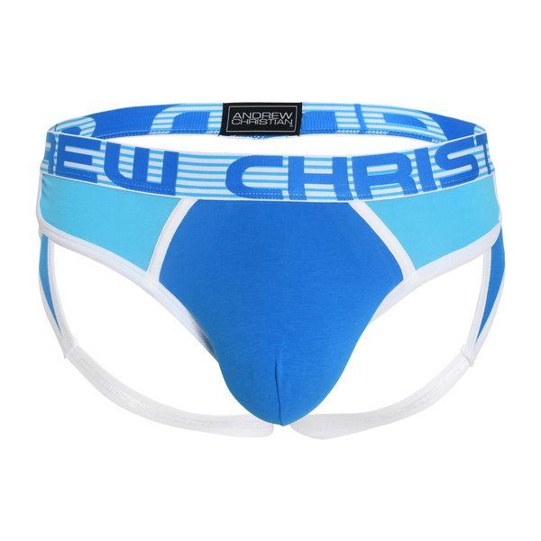 Almost Naked Retro Jock Royal/Aqua Xl Andrew Christian