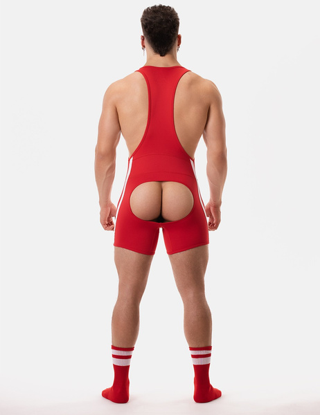 Trykot Backless Singlet Dastin Red-White M Barcode Berlin
