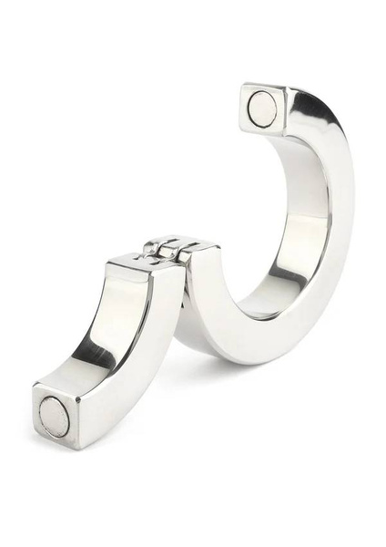 Steel Hinged Magnetic Cockring 50mm Titus