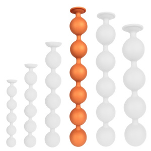 Анальні кульки Bulby Butt XL anal balls 50x6,7cm Orange Anal Master