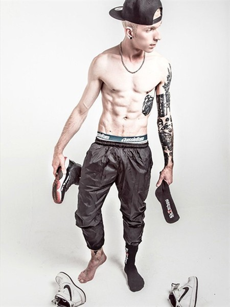 Crew Socks Black 39-42 Sk8erboy