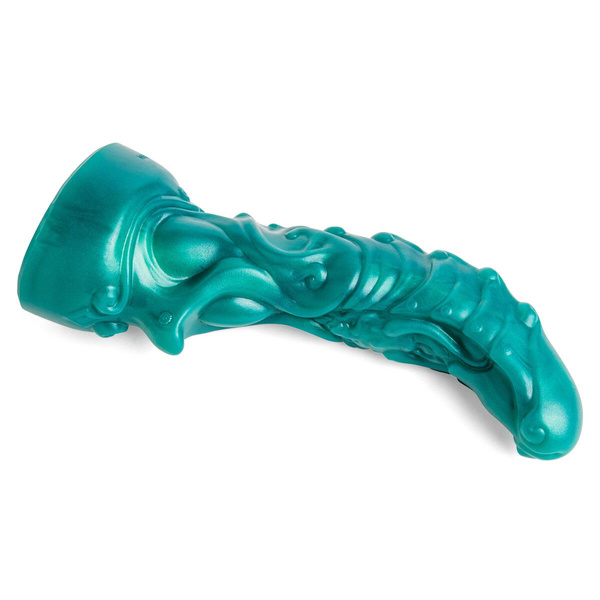 Dildo Oni Soft Metallic Green Vac XXL Mr Hankeys