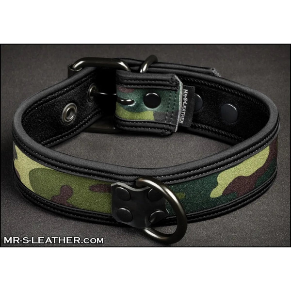 Neo Bold Color Puppy Collar Камуфляж S-L Mr-S-Leather