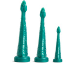 Mr Hankey's Fantasy Dildo Sigmaloid Med Metallic Green Vac XS