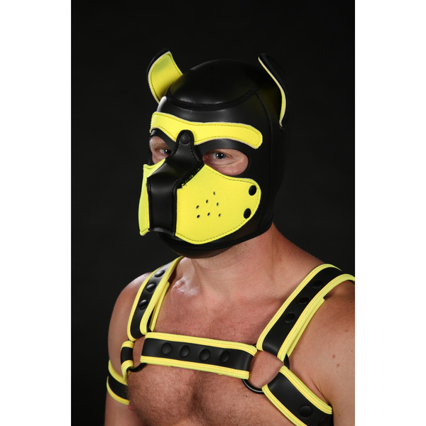Neoprene Puppy Hood Yellow Xl Mr-S-Leather