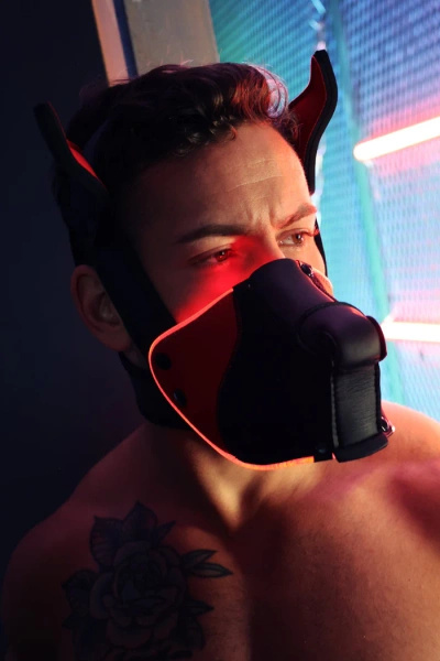 Maska Psa Poundtown Pup Mask 2.0 Red Breedwell