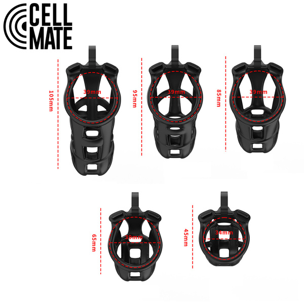 Pas cnoty Guardian Chastity Cage Black Size 0 CELLMATE