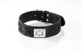 Black Lace-Up Collar Size L Primal Bond Whips