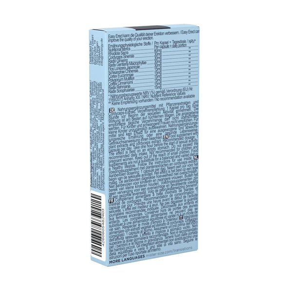 Капсули для підтримки ерекції Easy Erect 5 Capsules Mister Size