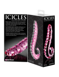 Icicles No. 24 скляне ділдо рожеве