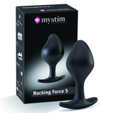Rocking Force Buttplug S Korek Analny Do Elektrostymulacji Czarny Mystim Rocking Force Buttplug S korek analny do elektrostymulacji czarny