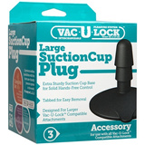 Присоска Для Ділд Vac-U-Lock Black Suction Cup Plug Large Doc Johnson