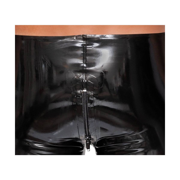 Men's Latex Pants Zip black XL LateX