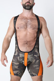 Ajax Camo Singlet Orange L CellBlock13