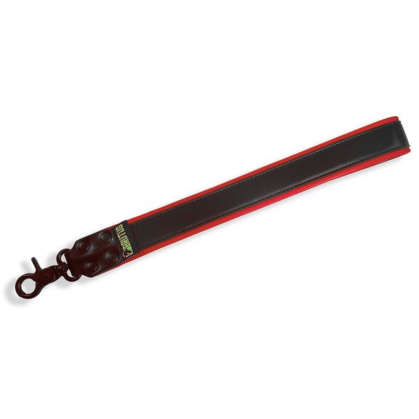 Krótka smycz Vegan Short Leash Black-Red Brutus