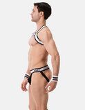 Jockstrapy Jockstrap Vers Black-White M Barcode Berlin
