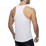 U-Neck Cotton Tank Top White XXL Addicted
