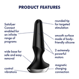 Korek analny Satisfyer Plug-ilicious 2 Black