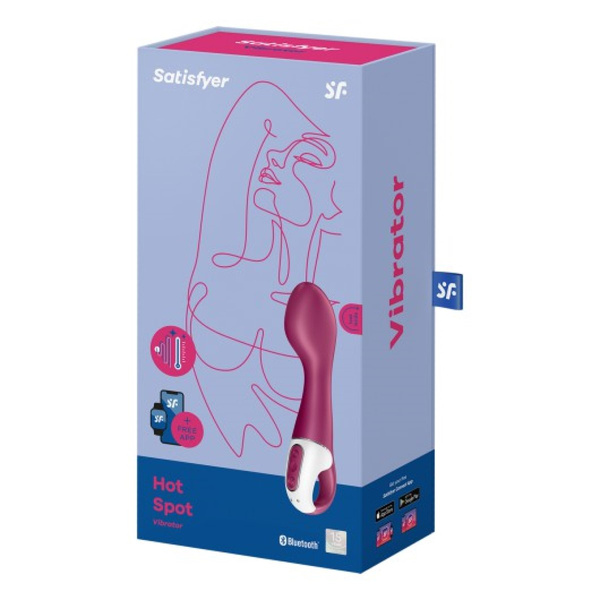 Podgrzewany wibrator do punktu P Hot Spot Connect App Satisfyer