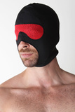 Nylonowa kominiarka z siateczką zasłaniającą oczy CellBlock13 Gambit Hood Mesh Black / Red