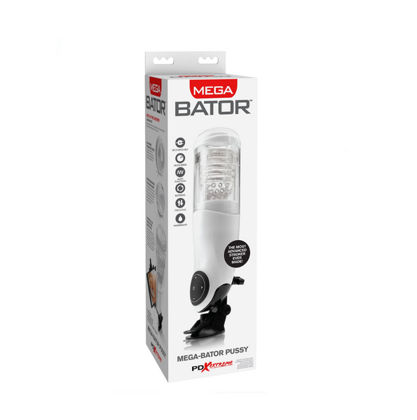 Masturbator Pipedream PDX Extreme Mega-Bator Pussy White