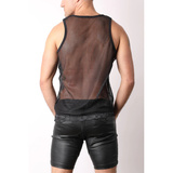 Cellblock Challenger Mesh Tank Top Black / Red XL