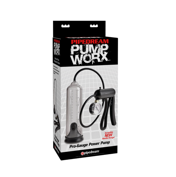 Pompka do penisa Pipedream Pump Worx Pro-Gauge Power Pump Clear