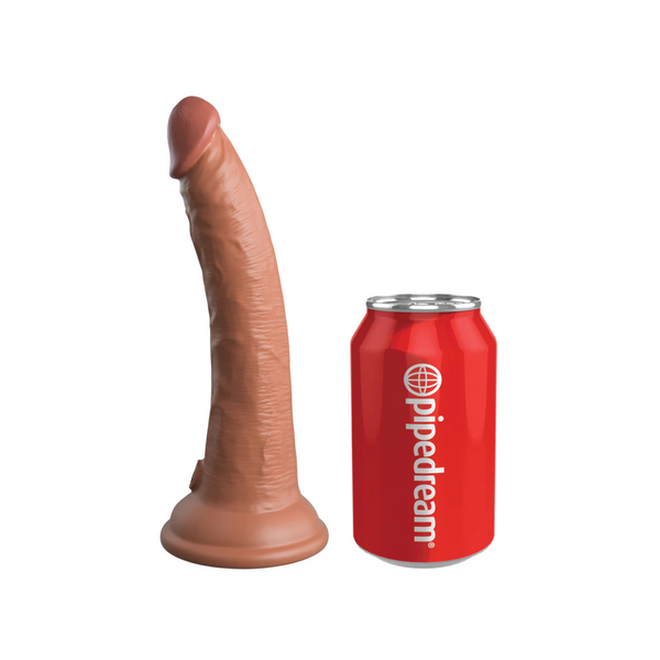 Dildo 18cm King Cock Elite Dual Density Silicone Cock Tan
