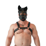 Uprząż Vegan Puppy Harness Black-Black L/XL Brutus