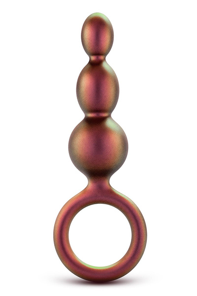 KOREK ANALNY ANAL ADVENTURES MATRIX BEADED LOOP PLUG COPPER