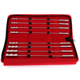 Набір з 8 кулькових зондів для катетера Kiotos Set of 8 Dilator Beads 28cm (7-14mm)