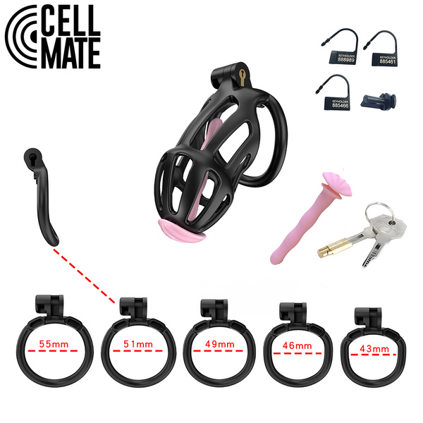 Centurion Chastity Cage Black Size 2 CELLMATE