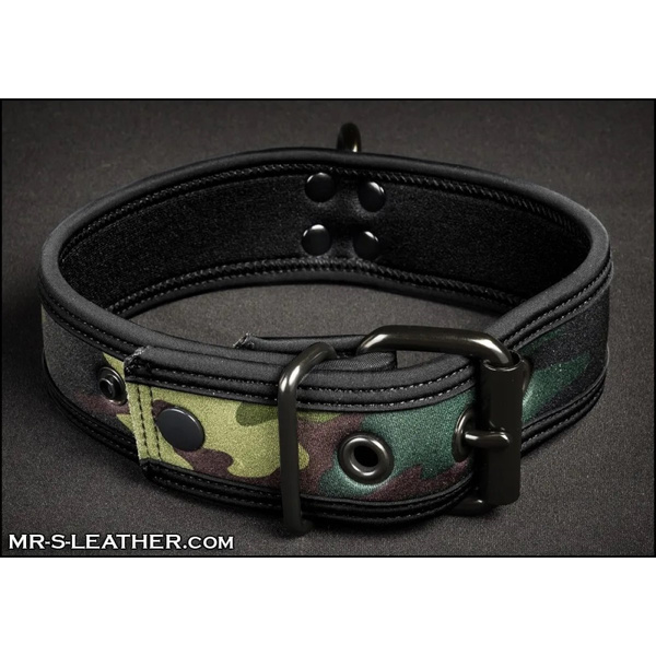 Neo Bold Color Puppy Collar Камуфляж S-L Mr-S-Leather