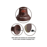 Ділдо 18см King Cock Elite Dual Density Вібруючий член Pipedream