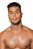 Andrew Christian Pride Unicorn Necklace